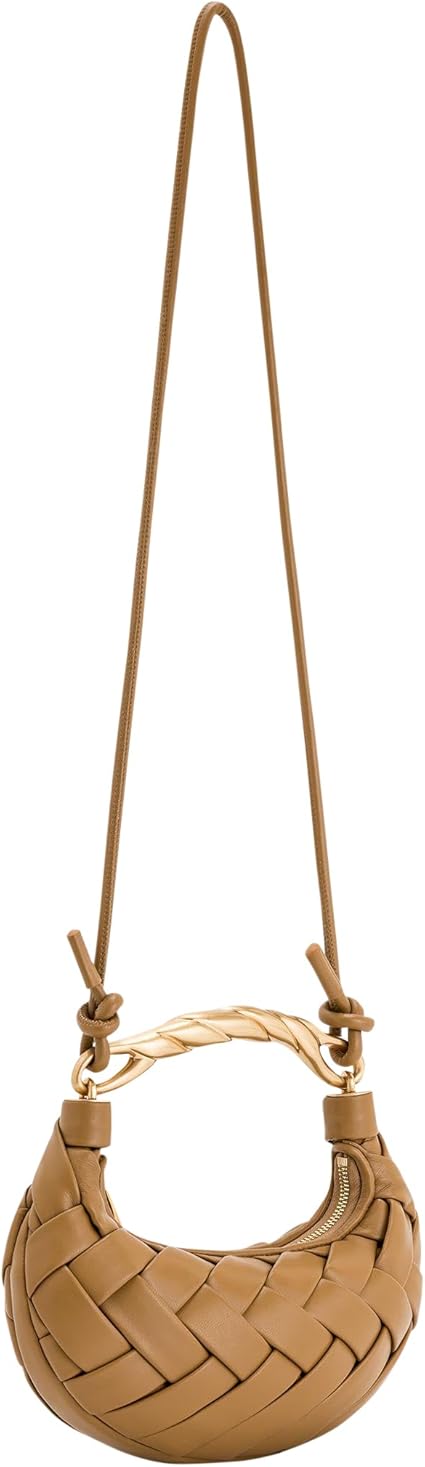 【美品】JW PEI Orla ハンドバッグ Orla Weave Handbag - Brown | JW PEI